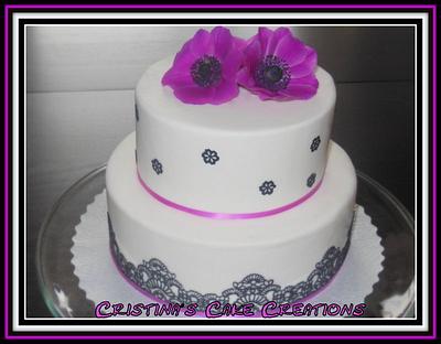 Gâteau Anémone - Cake by Cristina's Cake Creations