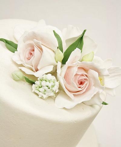 Wedding cake  - Cake by Sannas tårtor