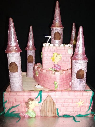 Under water princess castle - Cake by PipsNoveltyCakes