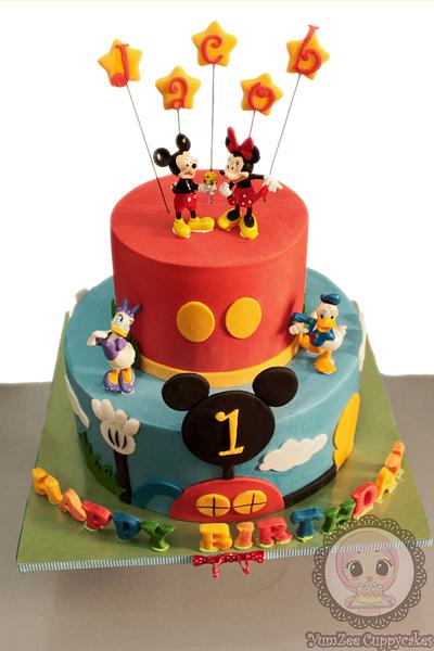 Mickey Mouse Clubhouse - Cake by YumZee_Cuppycakes