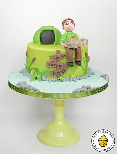 Gone Fishing - Cake by Yellow Bee Sugar Art by Vicky Teather