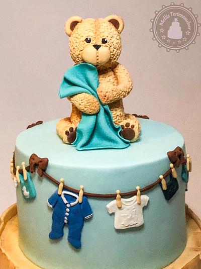 Baby boy shower cake  - Cake by MellisTortenzauber