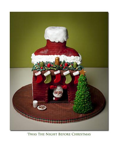 'Twas The Night Before Christmas - Cake by Jan Dunlevy 