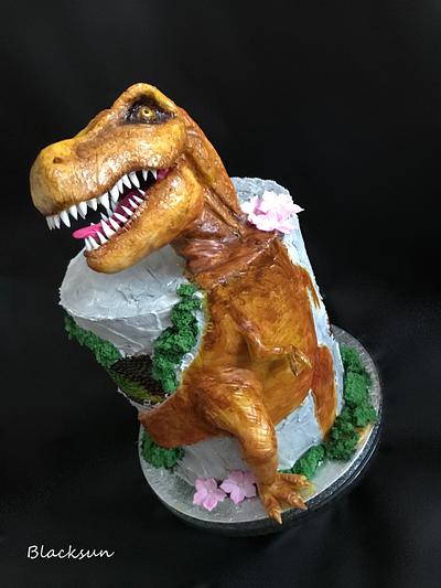 T-Rex - Cake by Zuzana Kmecova