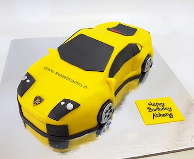 Lamborghini cake - Cake by Sweet Mantra Homemade Customized Cakes Pune