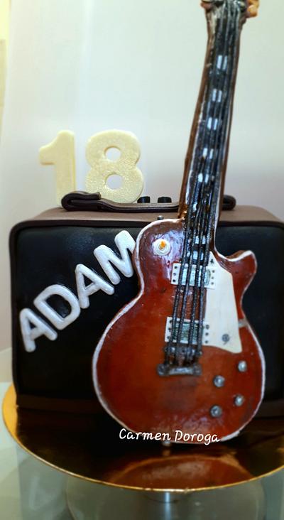 Gibson guitar cake - Cake by Carmen Doroga
