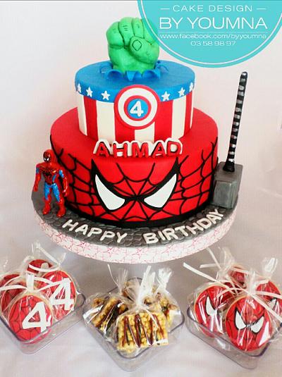 Superhero - Cake by Cake design by youmna 