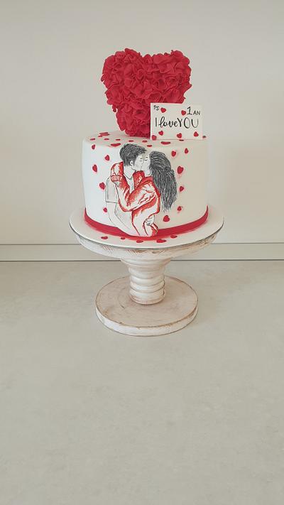I am in love whit you - Cake by Torturi Mary