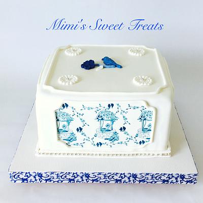 Chinoiserie Cake - Cake by MimisSweetTreats