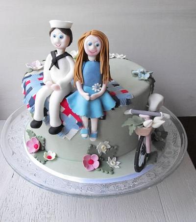Engagement Cake - Cake by Esther Scott