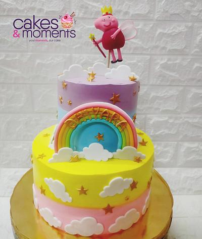 Peppa pig Theme cake - Cake by Cakes & Moments