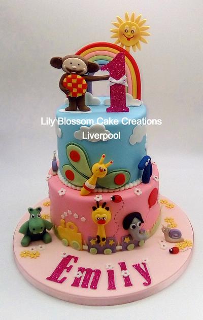 Baby TV 1st Birthday Cake - Cake by Lily Blossom Cake Creations