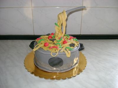 Spaghetti cake - Cake by Dora Th.
