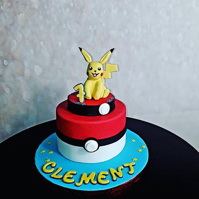 Pikachu cake - Cake by Céline Dachicourt, Saveur d'un Reve