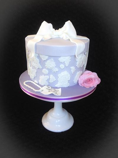 Hat box cake  - Cake by Lisa Salerno 