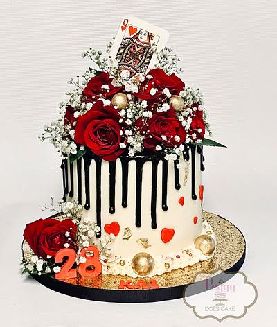 Queen of Hearts Cake - Cake by Peggy Does Cake