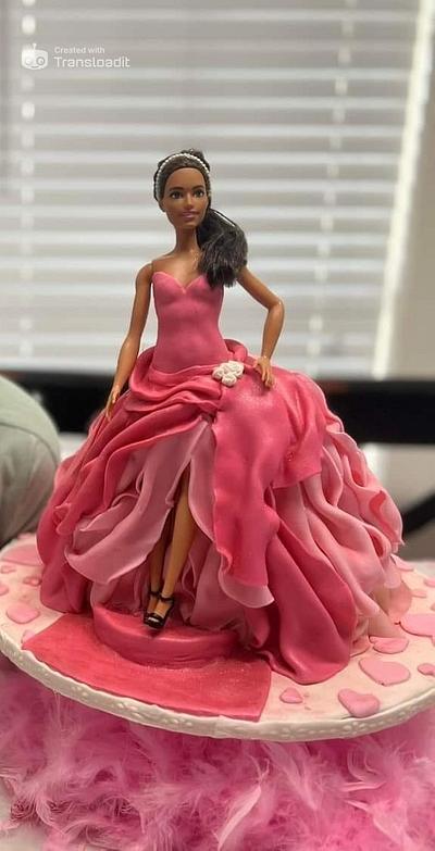 Barbie Ball Gown cake - Cake by sapmcdowell