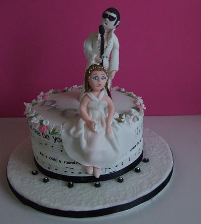 bride and groom cake - Cake by Amanda Watson