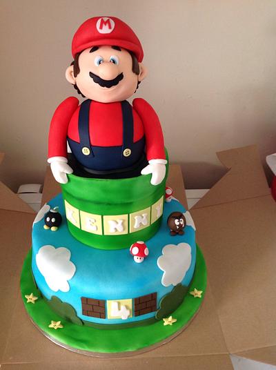 Mario - Cake by Sue's Sugar Art Bakery 