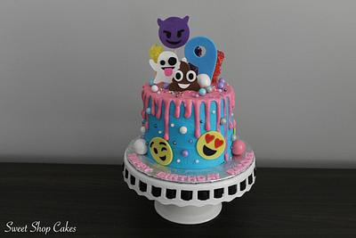 Emoji Drip Cake - Cake by Sweet Shop Cakes