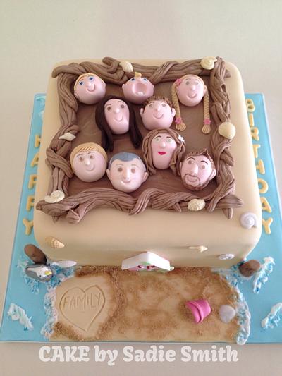 Together we make a family  - Cake by Sadie Smith