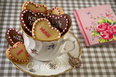 Valentine Cookies - Cake by Cup of Cookies