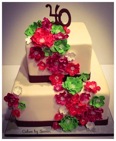 Anniversary cake - Cake by Skmaestas