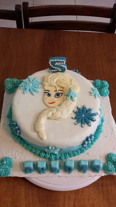 Elsa cake - Cake by Cakelady10