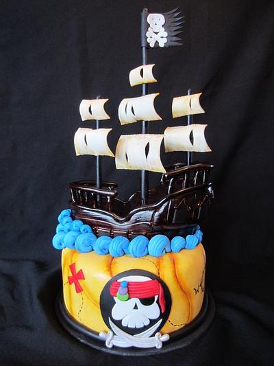 Pirate Cake - Cake by Mila O'Driscoll