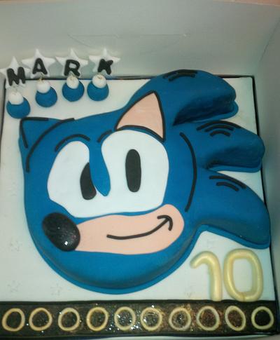 Sonic the Hedgehog - Cake by Little C's Celebration Cakes