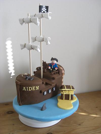 2nd Birthday Pirate Ship - Cake by SamanthaRose