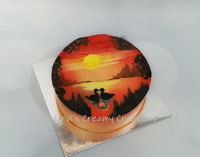 Anniversary Cake - Cake by Urvi Zaveri 