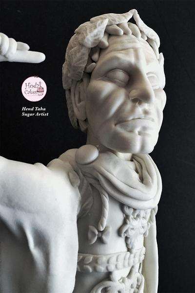Julius Caesar-“GrecoRoman” International Cake Collaboration❤️ - Cake by Hend Taha-HODZI CAKES