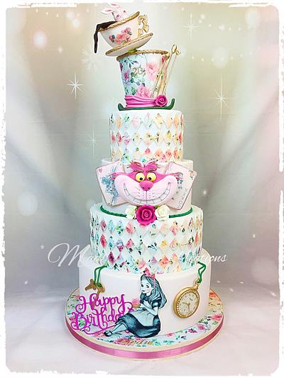 Alice in Wonderland cake - Cake by Cindy Sauvage 