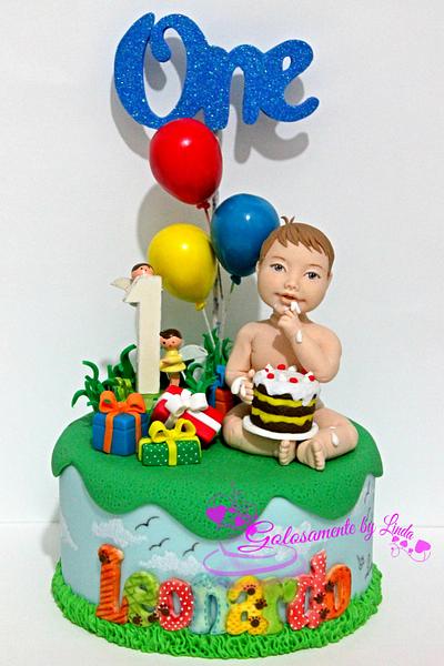 Happy birthday Leonardo  - Cake by golosamente by linda
