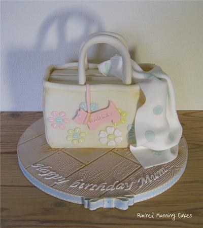 Radley handbag cake - Cake by Rachel Manning Cakes