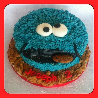 Cookie Monster! - Cake by Suzie Street