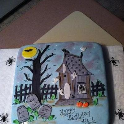 Haunted House Cake - Cake by Patty Cake's Cakes