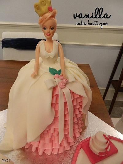 barbie cake - Cake by Vanilla cake boutique