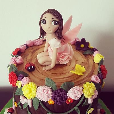 A woodland fairy cake - Cake by Essiescakes