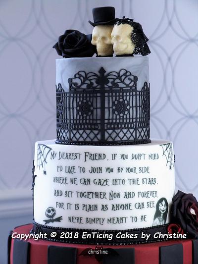 "Alternative" Wedding Cake - Cake by Christine Ticehurst
