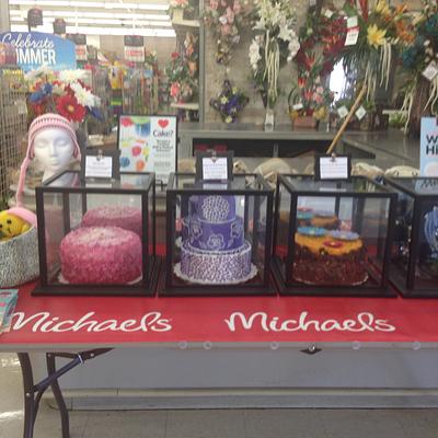 Cake Display at Michael's - :)  - Cake by Joliez