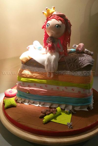 Little Princess on a pea interpretation - Cake by CakeDesign & More