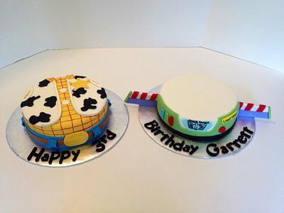 Buzz and woody, the unstoppable duo. - Cake by Sweet cakes by Jessica 