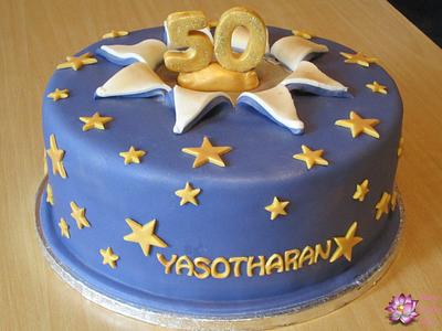 50th Birthday Cake - Cake by Mary Yogeswaran