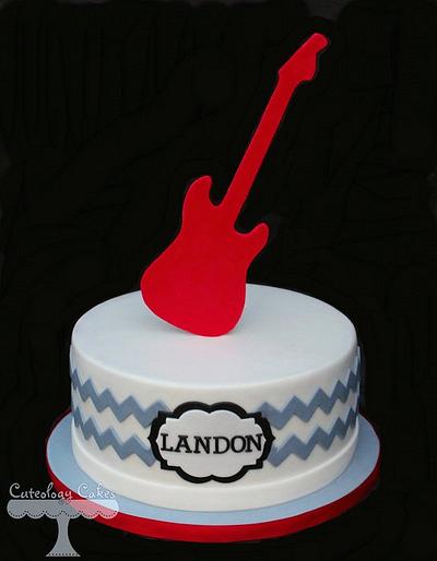 Matching Rockstar Cakes - Cake by Cuteology Cakes 