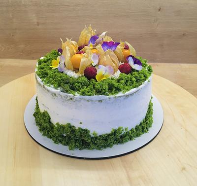 Moss Cake - Cake by VVDesserts