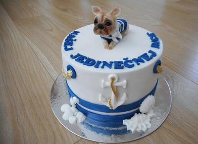 Navy inspiration   - Cake by Janka