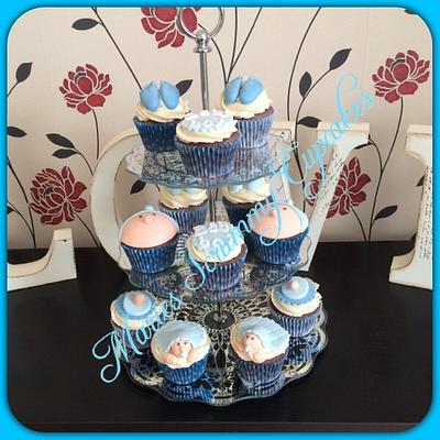 Baby boy cupcakes - Cake by Mariescakes