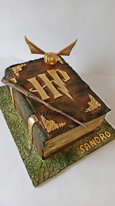 Harry Potter themed cake - Cake by Fondantfantasy